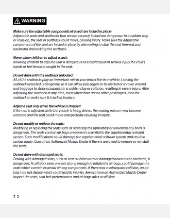 mazda mx-5 2021 owners manual